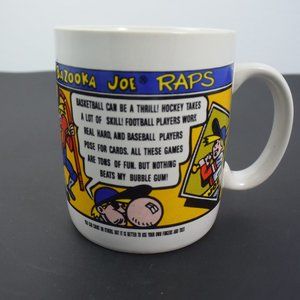 Vintage Bazooka Joe Bubblegum Mug, Bilingual, RARE!